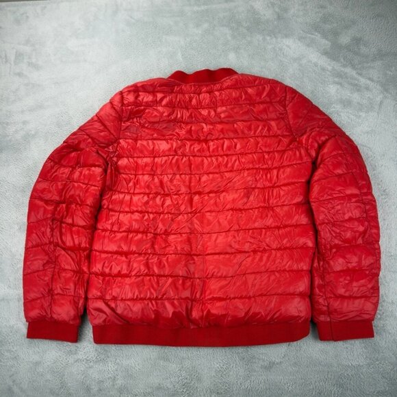 Guess Puffer Red Jacket Men’s Size Medium - Picture 13 of 14